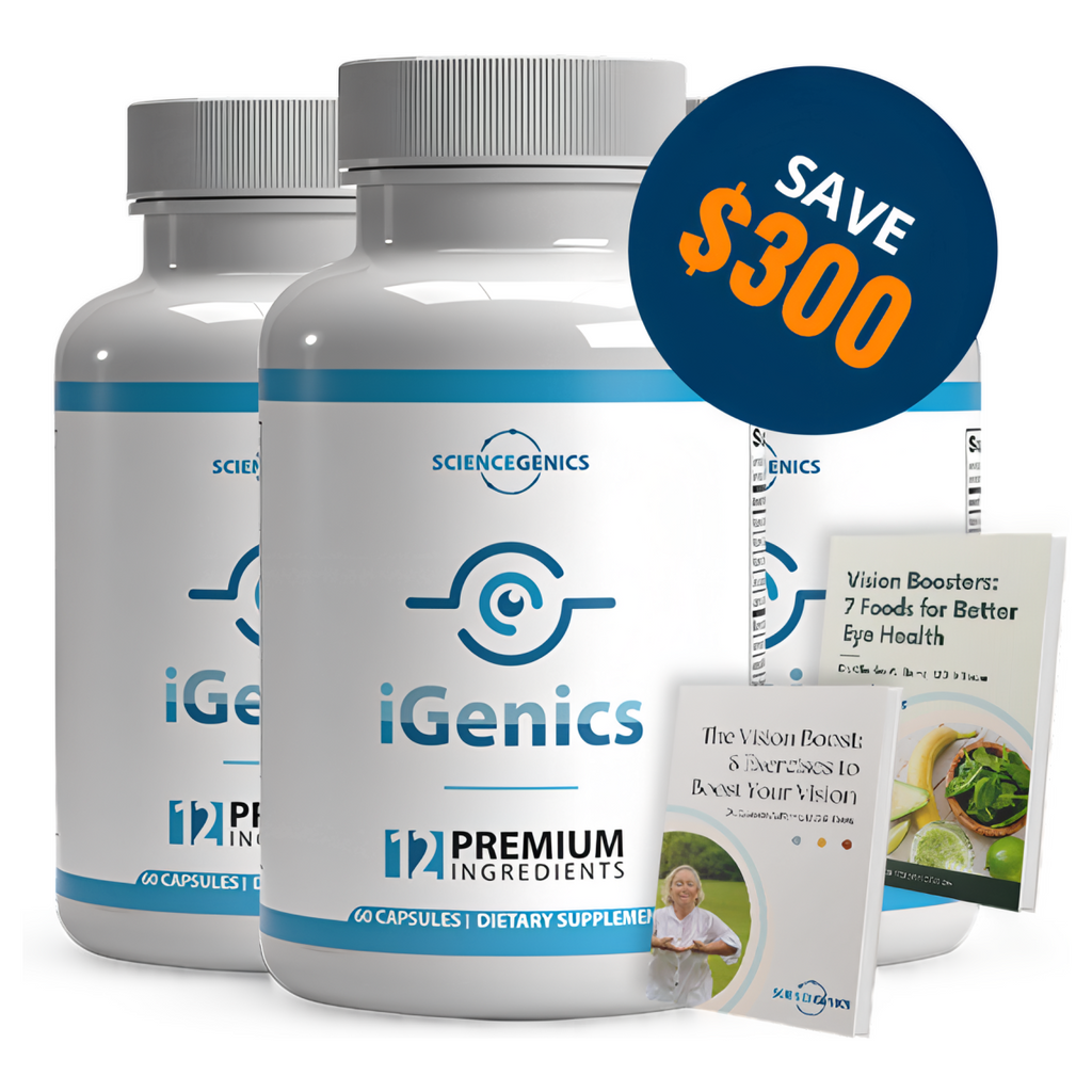 iGenics - 3 Bottles + 2  Ebooks