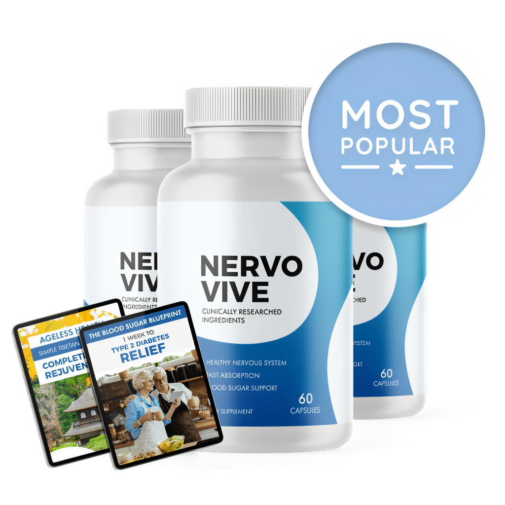 Nervovive - 3 Bottles + 2  Ebooks